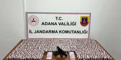 Adana’daki operasyonda 23 bin 876 uyuşturucu hap ele geçirdi