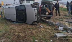 Amasya’da kamyonetler çarpıştığı kazada 4 kişi yaralandı