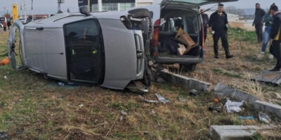 Amasya’da kamyonetler çarpıştığı kazada 4 kişi yaralandı