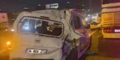 İstanbul TEM Otoyolu’nda zincirleme kaza