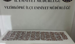 Samsun’da bir araçta bin 308 adet uyuşturucu hap ele geçirildi