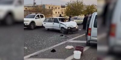 Şanlıurfa’da kazada ortalık savaş alanına döndü