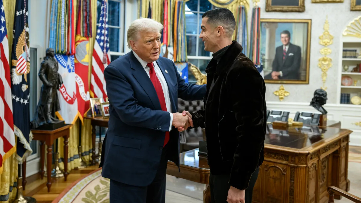 Trump’tan Ronaldo’ya övgü: Ondan daha iyisi yok Trump’tan Ronaldo’ya övgü: Ondan daha iyisi yok
