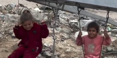 Gazze’de çocukların neşesi kalpleri ısıttı